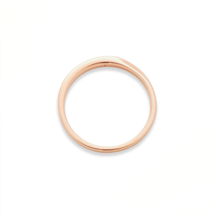 BLOOM ブルーム K10 ピンクゴールド ダイヤモンド ペアリング ピンクゴールド