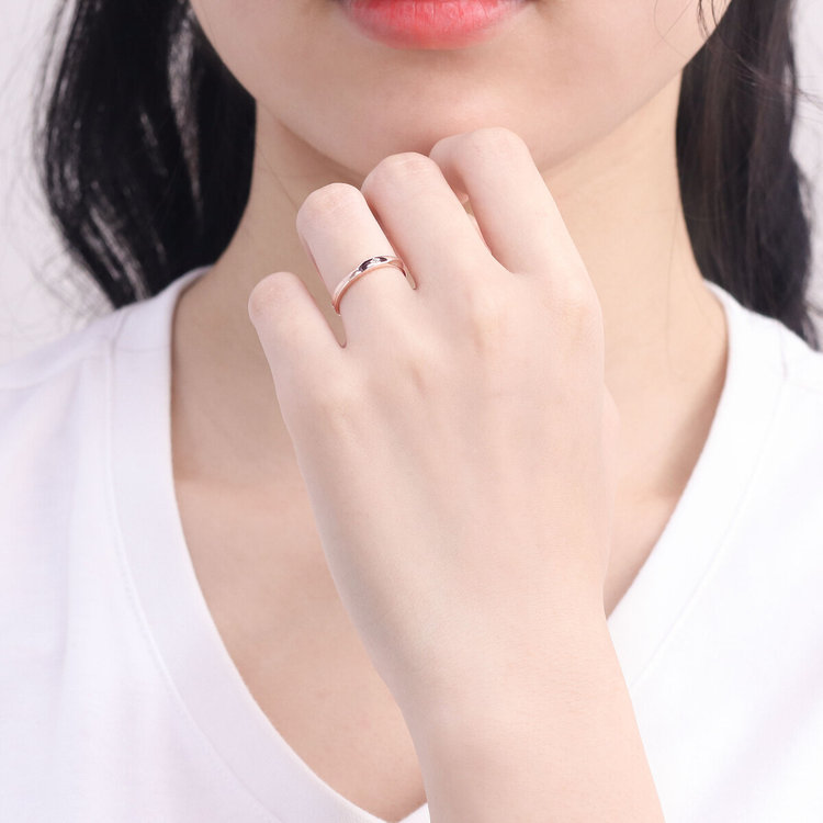 BLOOM ブルーム K10 ピンクゴールド ダイヤモンド ペアリング ピンクゴールド