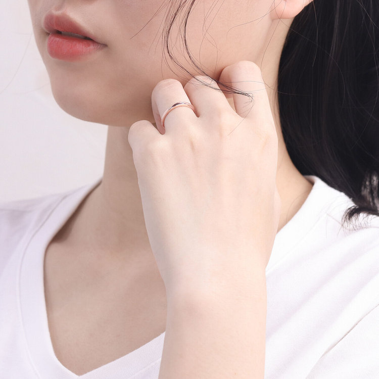 BLOOM ブルーム K10 ピンクゴールド ダイヤモンド ペアリング ピンクゴールド