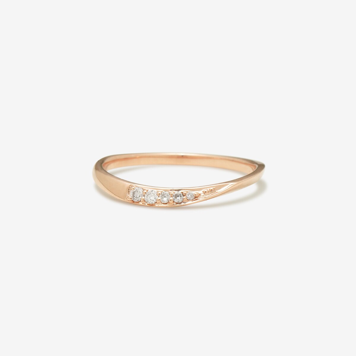K10 ピンクゴールド ダイヤモンド リング（指輪）（0142-8502-0011）｜ESTELLE(エステール）｜リング （指輪）｜BLOOM（ブルーム）公式通販