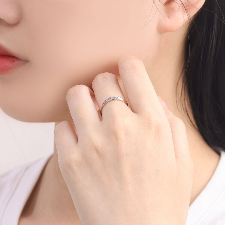 BLOOM ブルーム K10 ピンクゴールド ダイヤモンド ペアリング ピンクゴールド