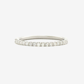 【Heart＆Cupid】プラチナ ダイヤモンド ハーフエタニティ リング（指輪）<H&C証明カード/スコープ付>