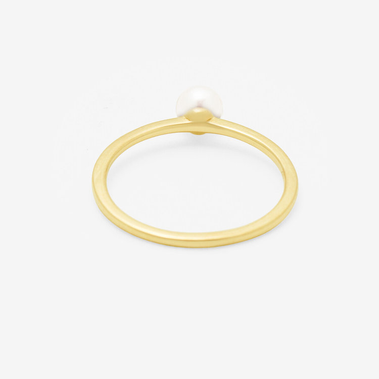 BLOOM ブルーム 【WEB限定】6月誕生石 K10 イエローゴールド あこや真珠 リング（指輪） イエローゴールド