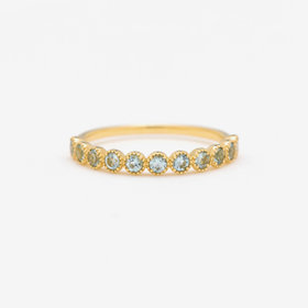 2025ウインターコレクション】【Tanje】2月誕生石 K18 イエロー