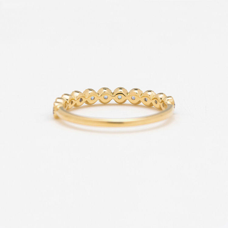 BLOOM ブルーム 【2025ウインターコレクション】【Tanje】12月誕生石 K18 イエローゴールド タンザナイト リング（指輪） イエローゴールド