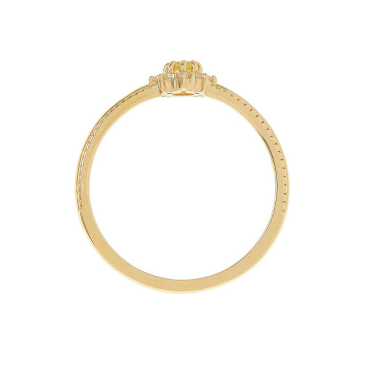 BLOOM ブルーム K10 イエローゴールド レモンクォーツ リング（指輪） イエローゴールド