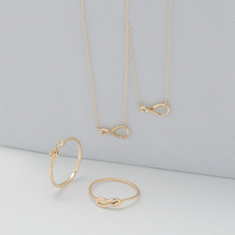 BLOOM ブルーム K10 イエローゴールド インフィニティ リング（指輪） イエローゴールド