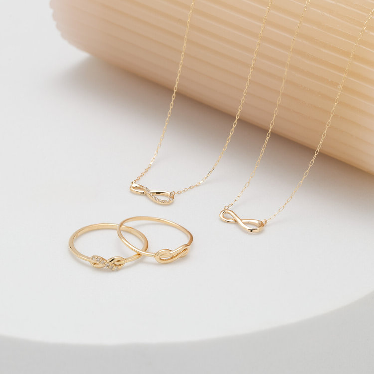 BLOOM ブルーム K10 イエローゴールド インフィニティ リング（指輪） イエローゴールド