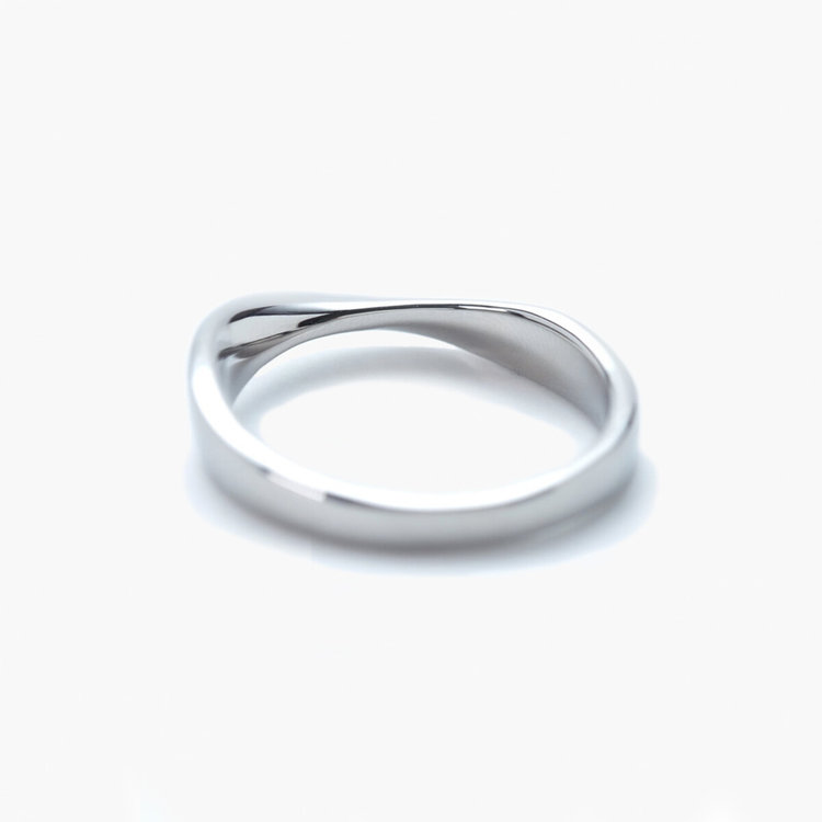 BLOOM ブルーム 【Link（つながり）】ステンレス ペアリング（メンズ） シルバー