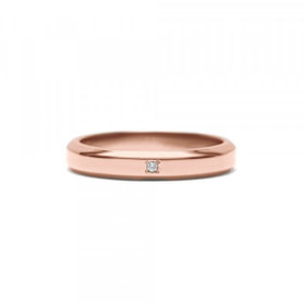 ステンレス キュービックジルコニア ペアリング（レディース）（サージカルステンレス 316L）