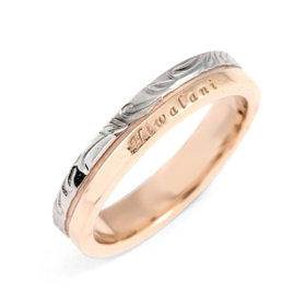 【Link（つながり）】ステンレス ペアリング（レディース）（サージカルステンレス 316L）