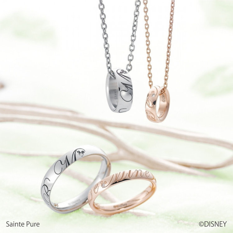 BLOOM ブルーム 【ディズニー】SMACK ステンレス ダイヤモンド ペアリング （メンズ） シルバー