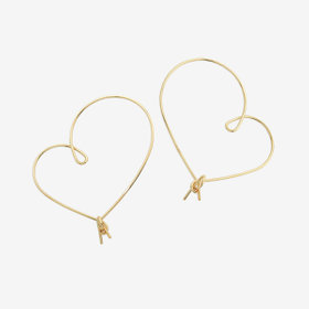 【Ear Jewelry】K14 ゴールドフィルド ハート ピアス