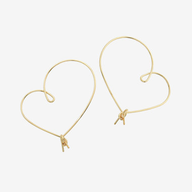 【Ear Jewelry】K14 ゴールドフィルド ハート ピアス