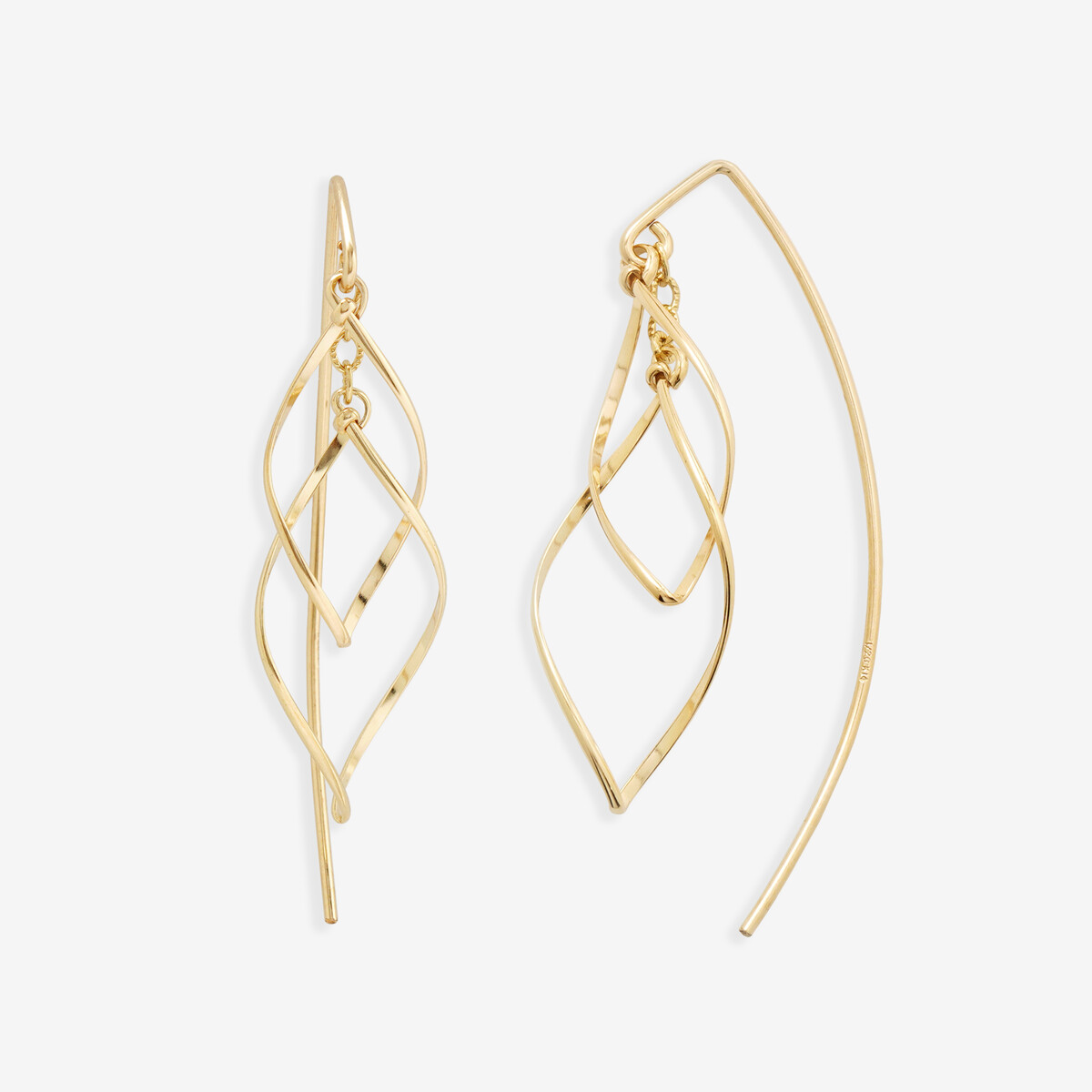 Ear Jewelry】K14 ゴールドフィルド アメリカン ピアス（0202-1705 