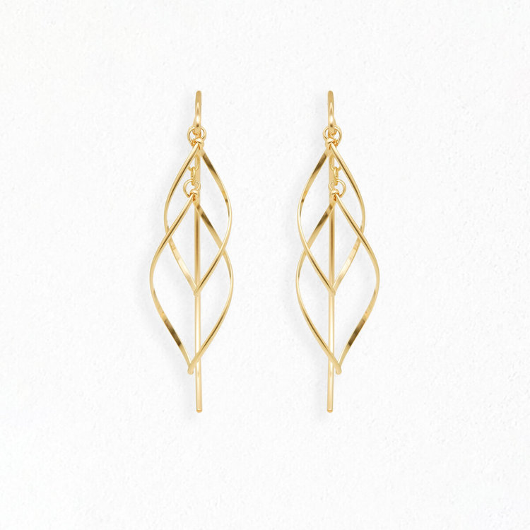 BLOOM ブルーム 【Ear Jewelry】K14 ゴールドフィルド フック ピアス イエロー