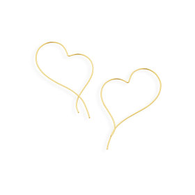【Ear Jewelry】K14 ゴールドフィルド ハート ピアス