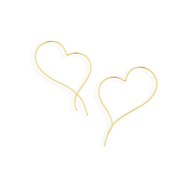 【Ear Jewelry】K14 ゴールドフィルド ハート ピアス