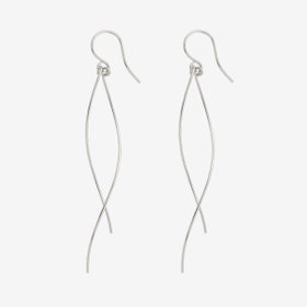 【ドラマ着用】【Ear Jewelry】K14 ゴールドフィルド プラチナメッキ フック ピアス