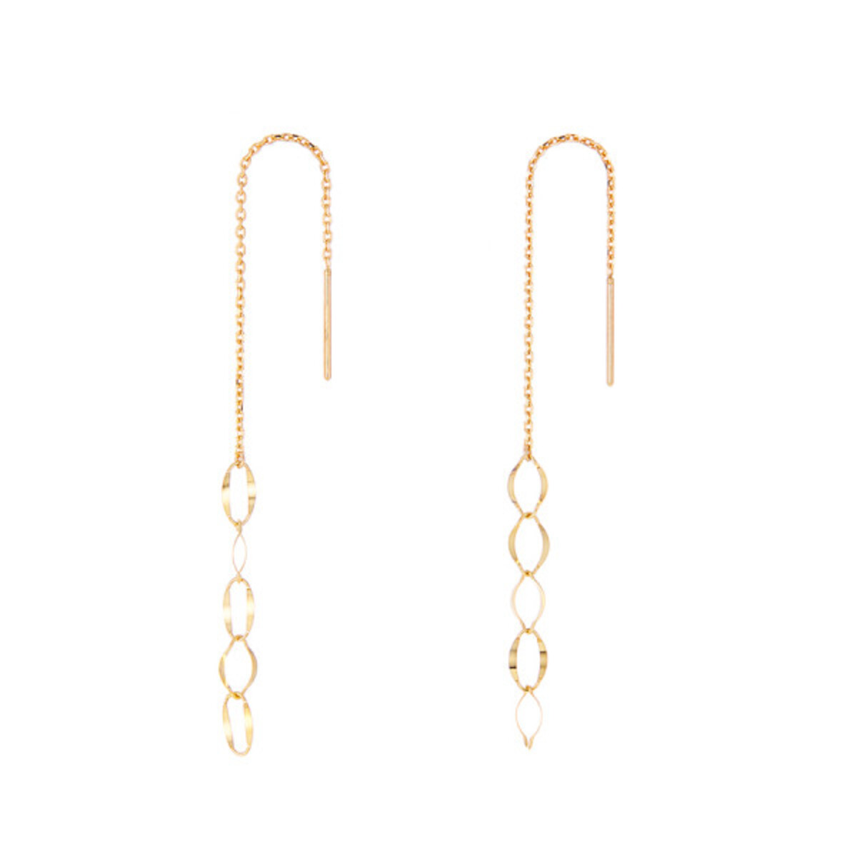 Ear Jewelry】K10 イエローゴールド フック ピアス（0202-2000-0017