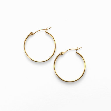 ステンレス フープ ピアス（サージカルステンレス316L）