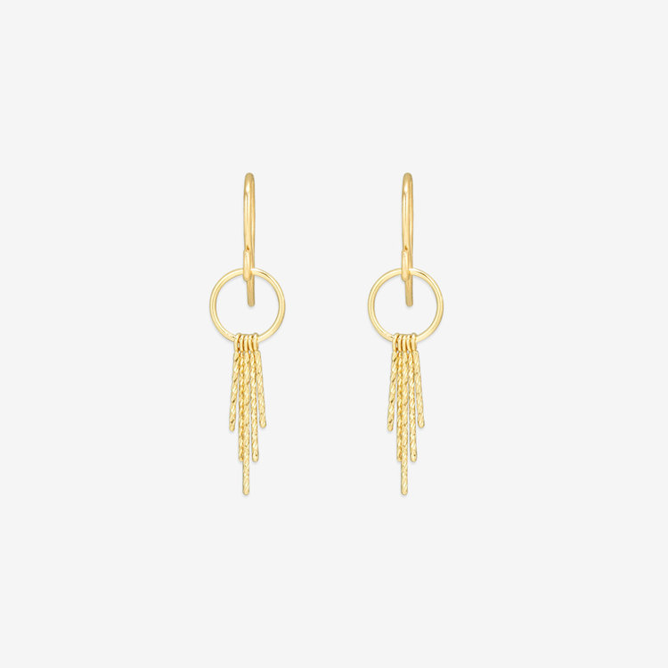 BLOOM ブルーム K10 イエローゴールド フック ピアス イエローゴールド