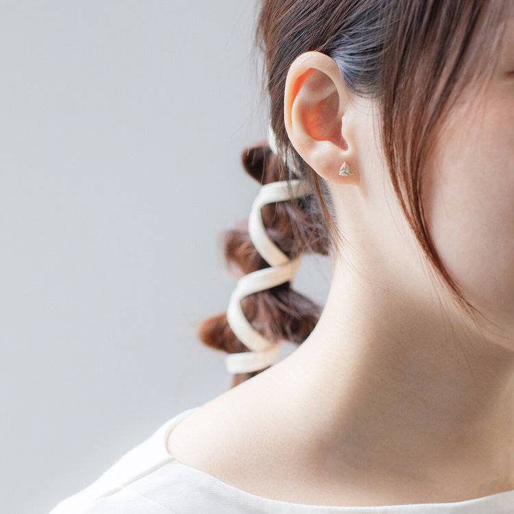 BLOOM ブルーム K10 イエローゴールド ピアス ※片耳用 イエローゴールド