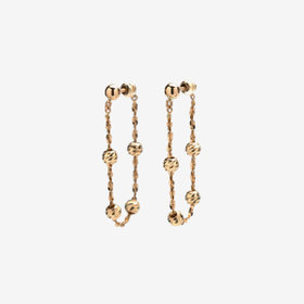 K10 イエローゴールド ピアス