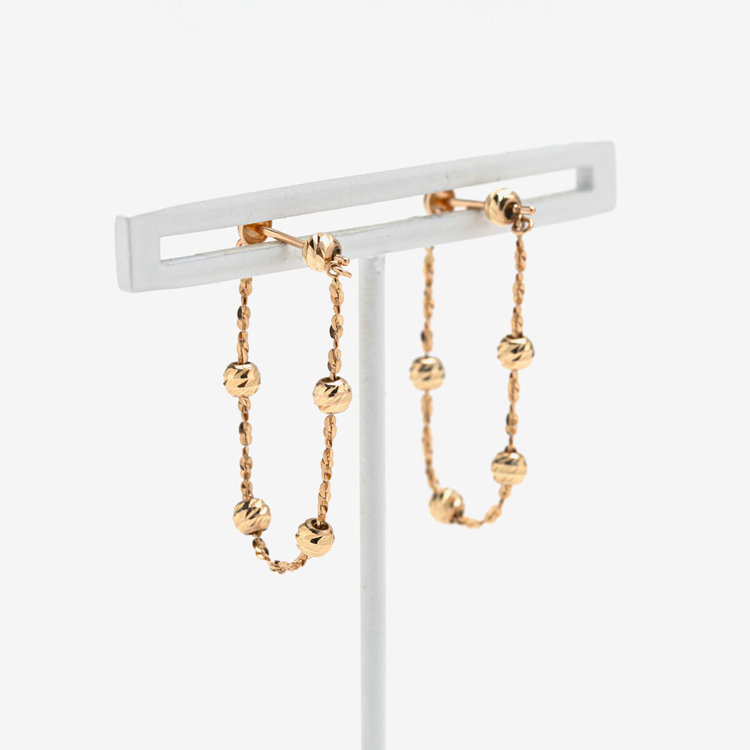 BLOOM ブルーム K10 イエローゴールド ピアス イエローゴールド