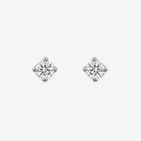 プラチナ ダイヤモンド ピアス（0.3ct）<H&C証明カード/スコープ付>