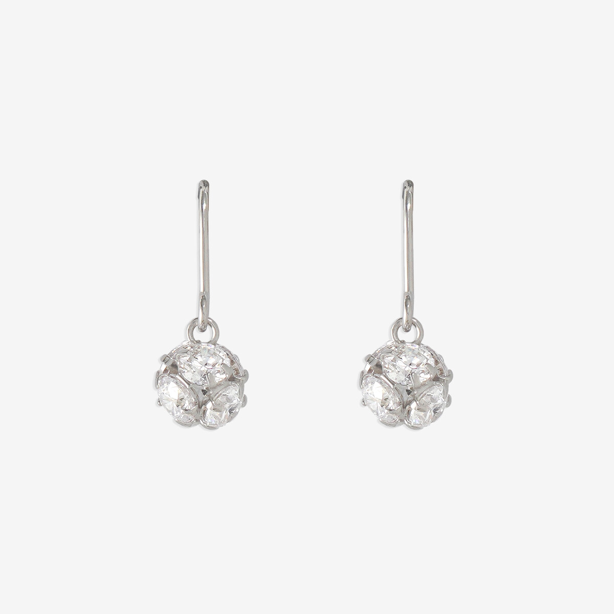 Ear Jewelry】K10 ホワイトゴールド 淡水パール ピアス（0242-0164