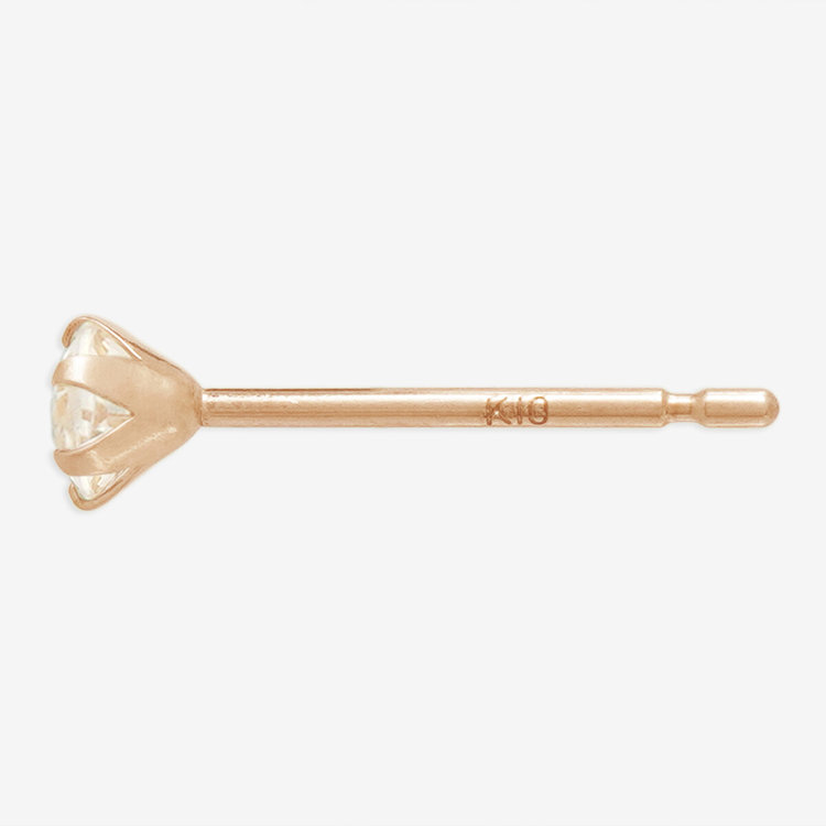 BLOOM ブルーム 【WEB限定】K10 ピンクゴールド クォーツ ピアス ピンクゴールド