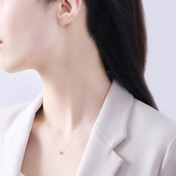 BLOOM ブルーム 【WEB限定】6月誕生石 K10 ピンクゴールド ムーンストーン ピアス ピンクゴールド