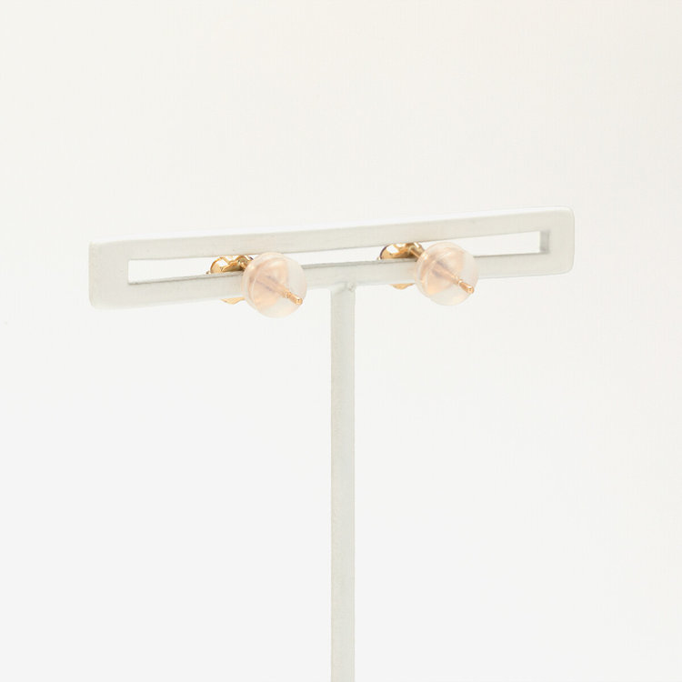 BLOOM ブルーム K10 イエローゴールド マルチカラー フラワー ピアス イエローゴールド