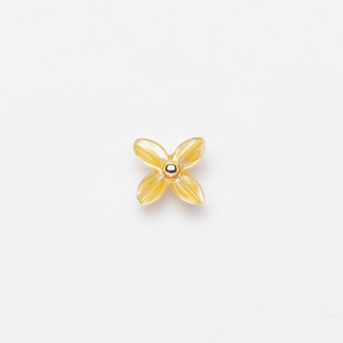 BLOOM K10 ヒマワリピアス Birth Flower】8月誕生花 K10 ピンクゴールド ヒマワリ ピアス