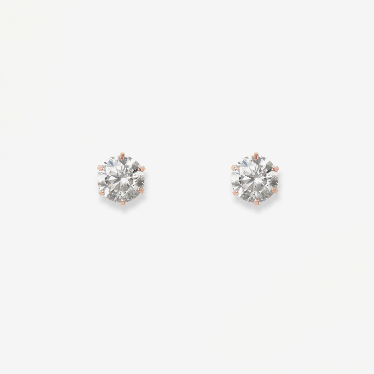 Ear Jewelry】K10 ピンクゴールド キュービックジルコニア