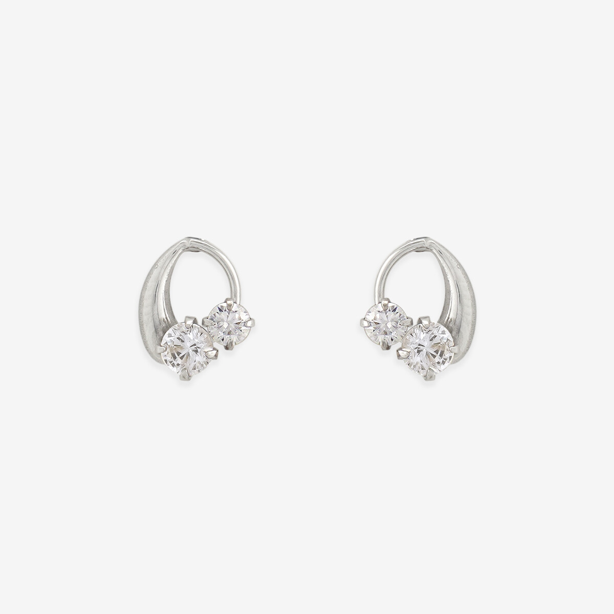 Ear Jewelry】K10 ピンクゴールド キュービックジルコニア ハート 