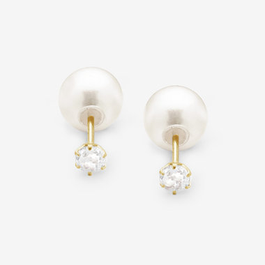 【公式サイト限定】4月誕生石 K10 イエローゴールド クォーツ ピアス