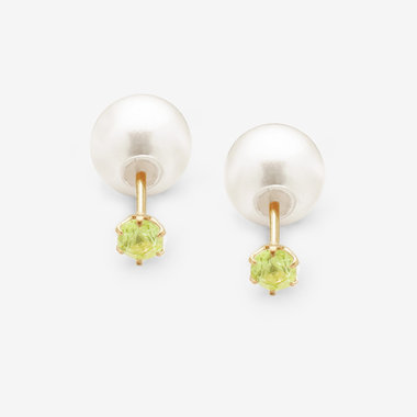【公式サイト限定】8月誕生石 K10 イエローゴールド ペリドット ピアス