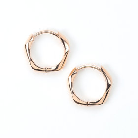 ステンレス フープ ピアス