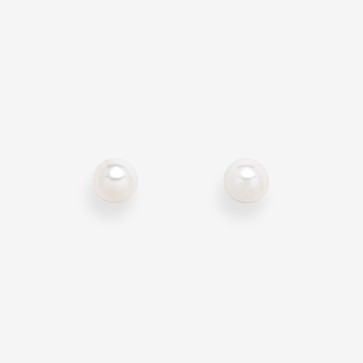 6月誕生石 プラチナ あこや真珠 ピアス（5.0mm-5.5mm）（0242-0982
