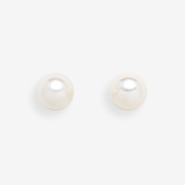 6月誕生石 プラチナ あこや真珠 ピアス（8.0mm-8.5mm）