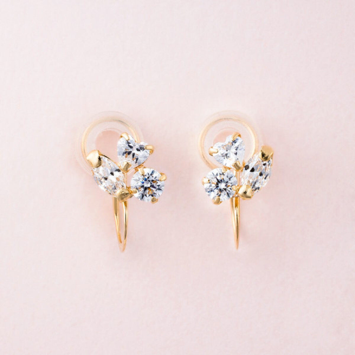 Ear Jewelry】K10 イエローゴールド フック ピアス（0202-2000-0017