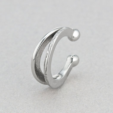 ステンレス イヤーカフ ※片耳用（サージカルステンレス 316L）