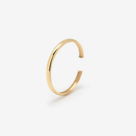 【2026サマーコレクション】K10 イエローゴールド イヤーカフ ※片耳用