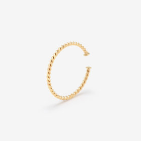 【2026サマーコレクション】K10 イエローゴールド イヤーカフ ※片耳用