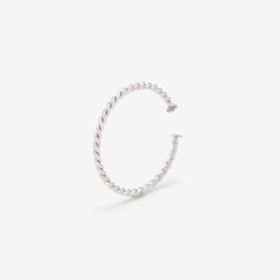 【2026サマーコレクション】K10 ホワイトゴールド イヤーカフ ※片耳用