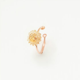 カフェオリ スズランピアスイヤーカフ k10PG WEB限定】【Birth Flower】5月誕生花 K10 ピンクゴールド