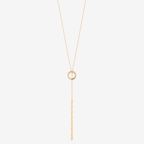 K10 イエローゴールド ロングネックレス（75cm）