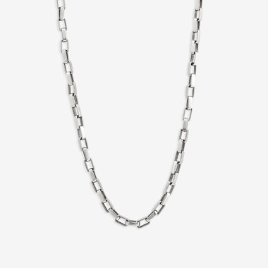 【Link（つながり）】ステンレス 角アズキチェーン（50cm）